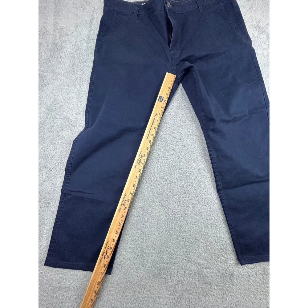 Dockers Original Alpha Khaki Mens Athletic Fit Navy Blue Chino Pants 40x27